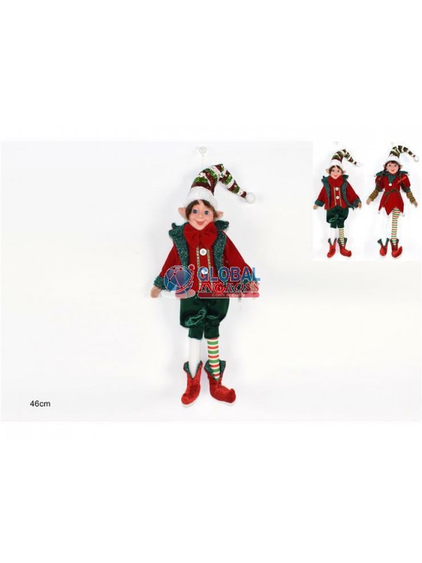 ELFO ABITO PAILLETTES C/CAPPELLO ASS.