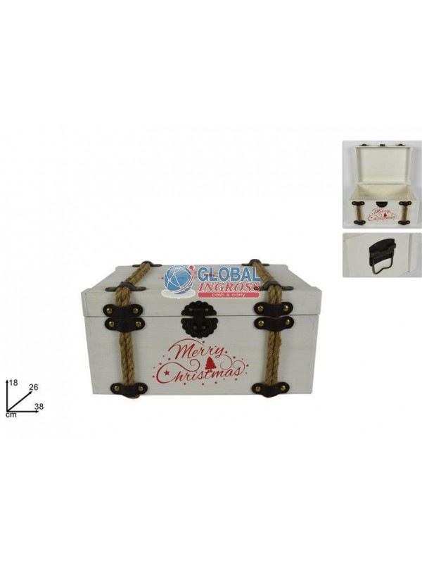 SCATOLA BAULETTO BIANCAMERRY CHRISTMAS