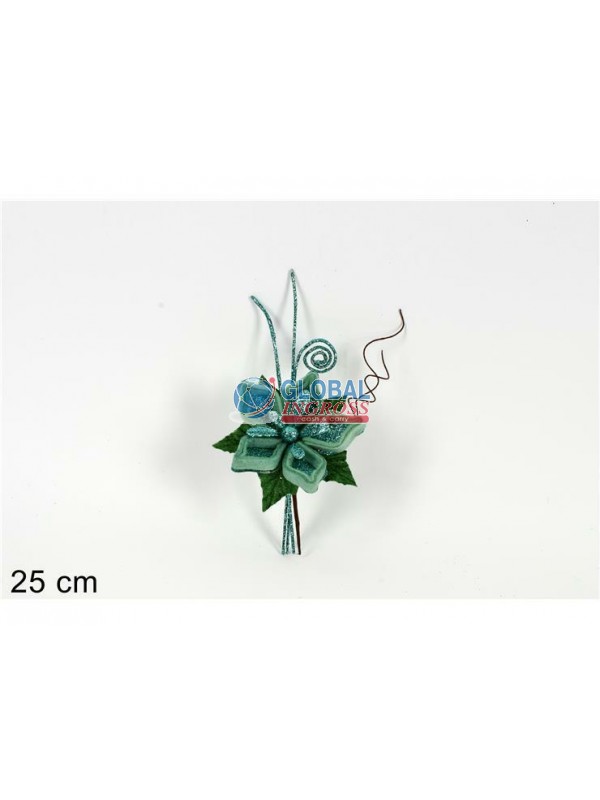 RAMO FIORE VERDE 25cm