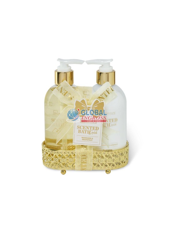 SET SCENTED METAL 2pz GOLD