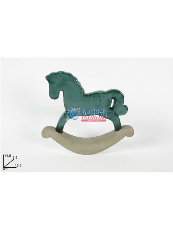 CAVALLO DONDOLO VERDE