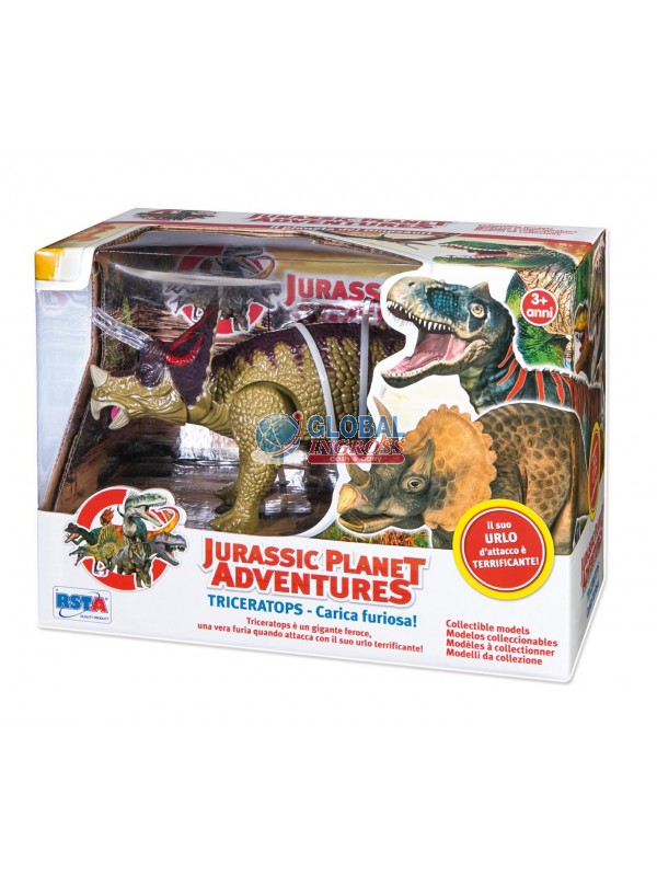 DINOSAURO TRICERATOPS CAMMINANTE 25cm