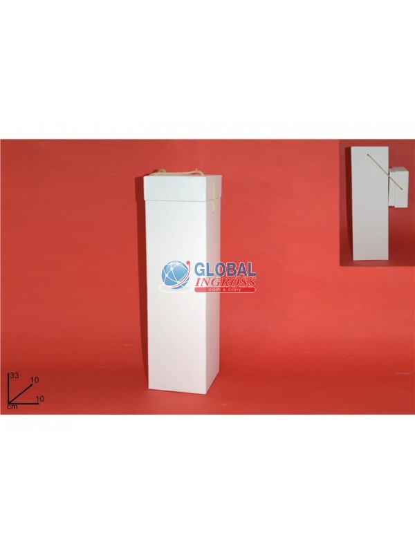 BOX P/BOTTIGLIA C/COPERCHIO BIANCO