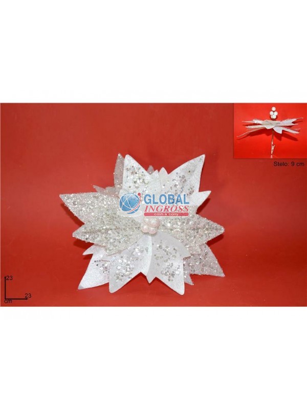 FIORE VELLUTO BIANCO 23cm