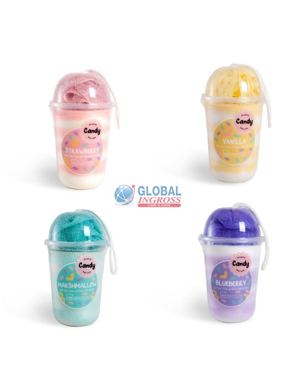 CANDY PACK 570gr SALI DA BAGNO + SPUGNA ass.