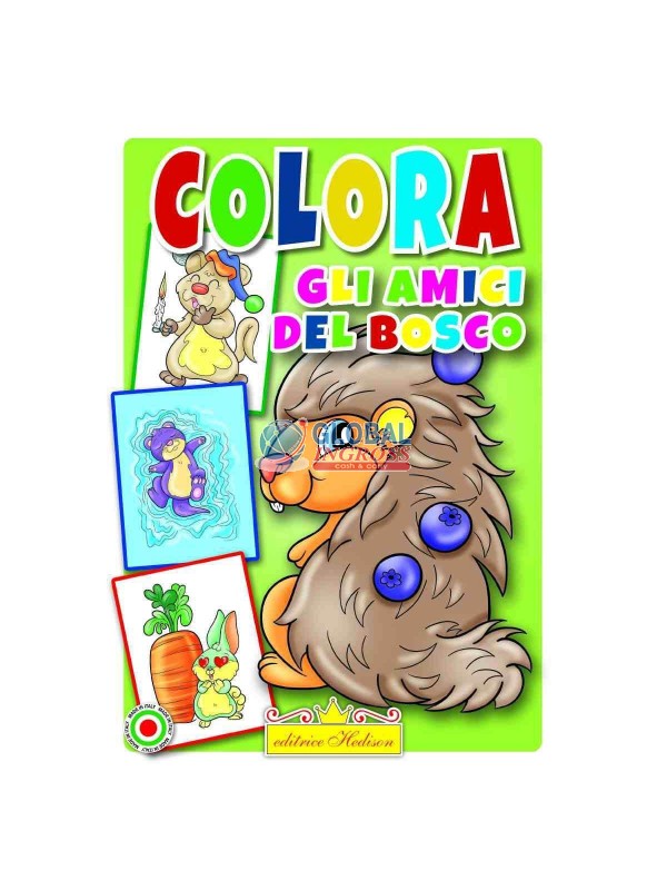 LIBRO COLORA AMICI DEL BOSCO.