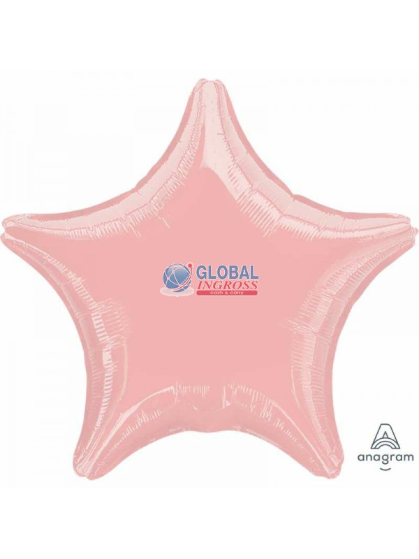 MYLAR STELLA 45cm ROSA 17"