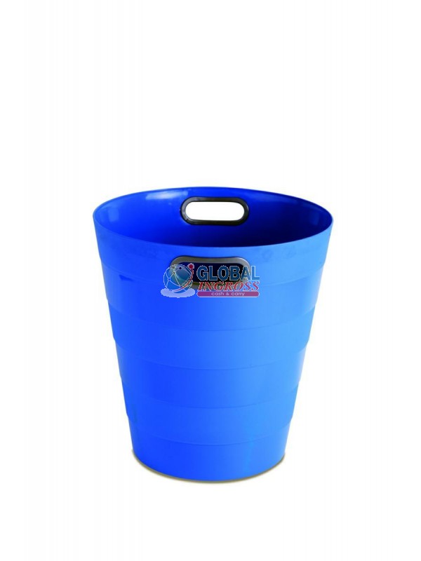 CESTINO GETTACARTE C/MANICI BLU
