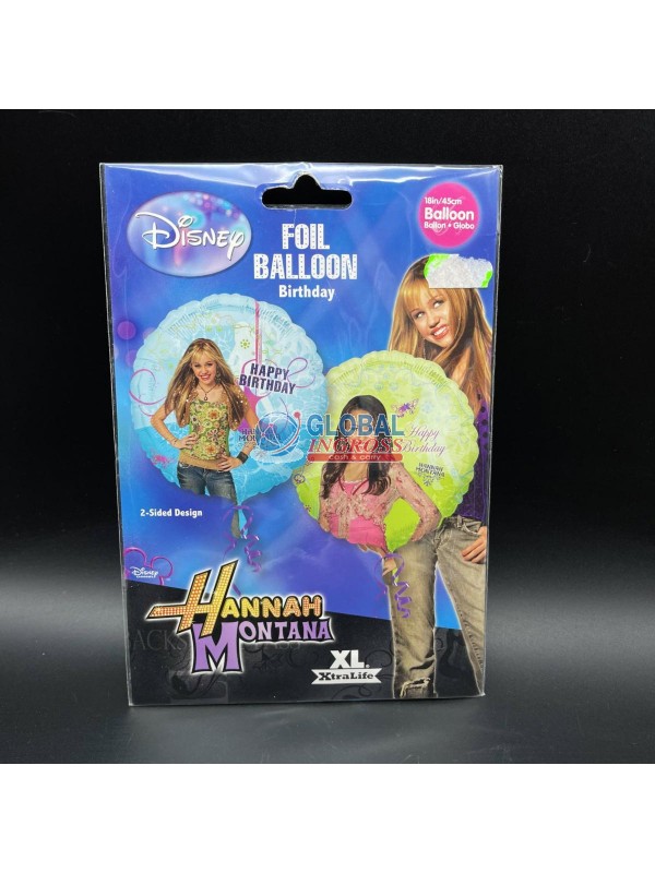 MYLAR HANNAH MONTANA COMPLEANNO