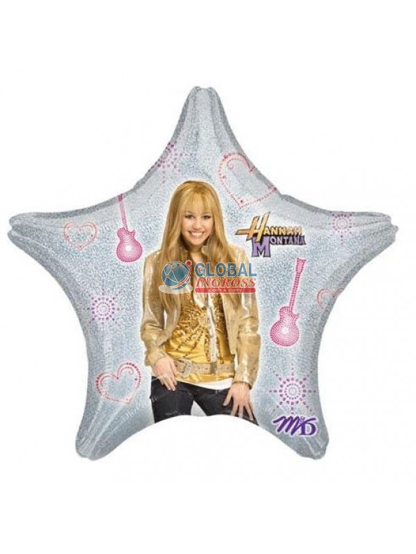 MYLAR HANNA MONTANA STAR SUPERSHAPE