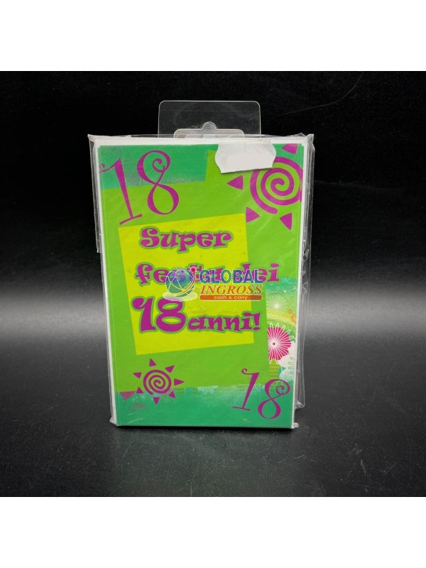 INVITI 18 ANNI VERDE 10PZ