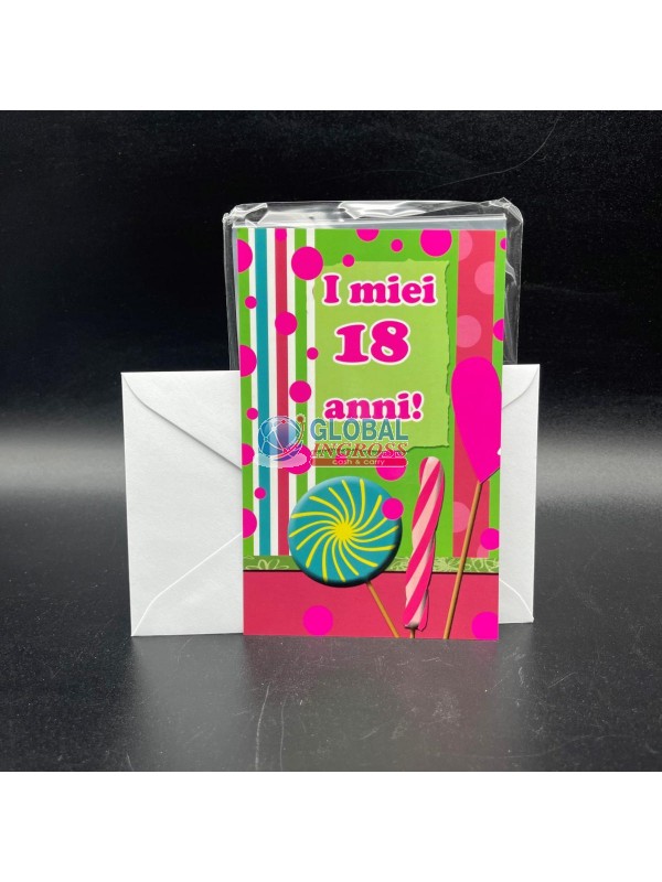 INVITI 18 ANNI SWEET 10PZ