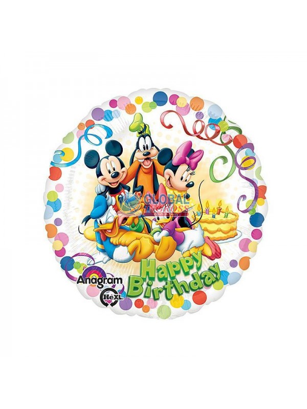 MYLAR MICKEY AND FRIENDS 45cm