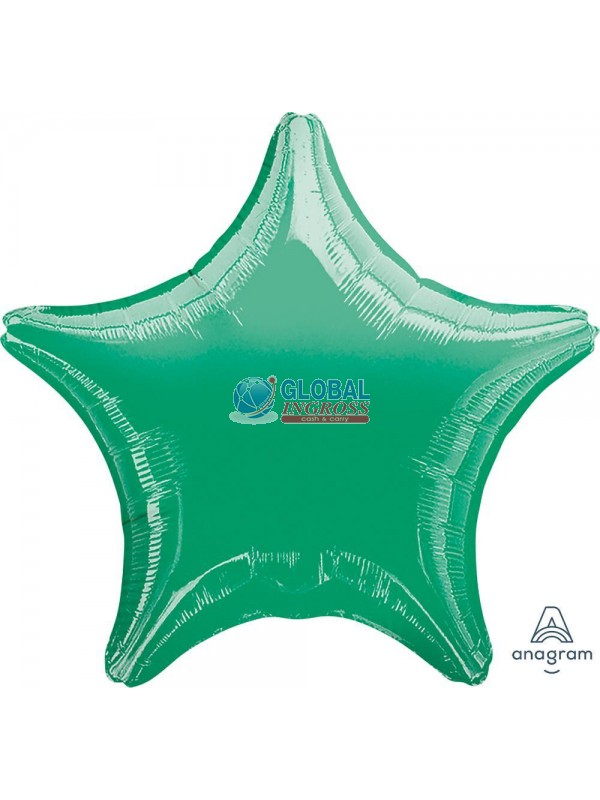 MYLAR STELLA 45cm VERDE17"
