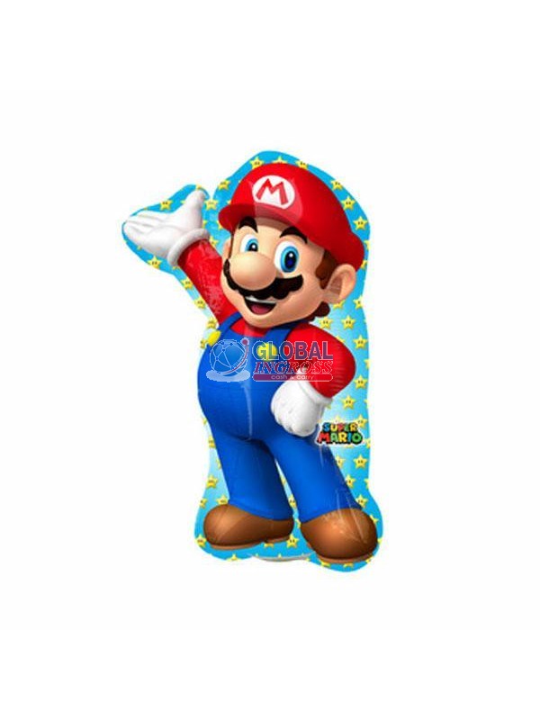MYLAR MINI SUPERMARIO 23cm MINISHAPE