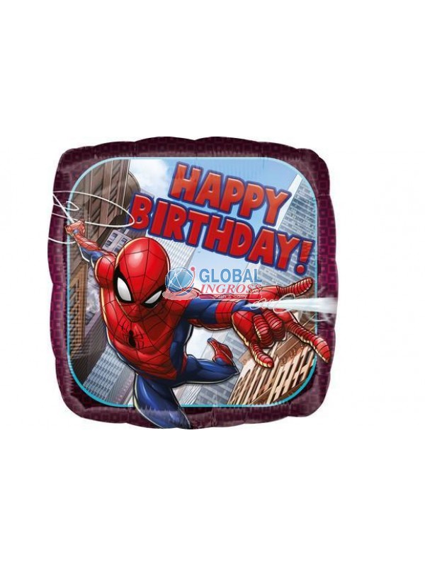 MYLAR SPIDERMAN HAPPY BIRTHDAY 42cm