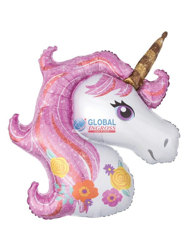 MYLAR UNICORNO MAGICAL 83x73cm SUPER SHAPE