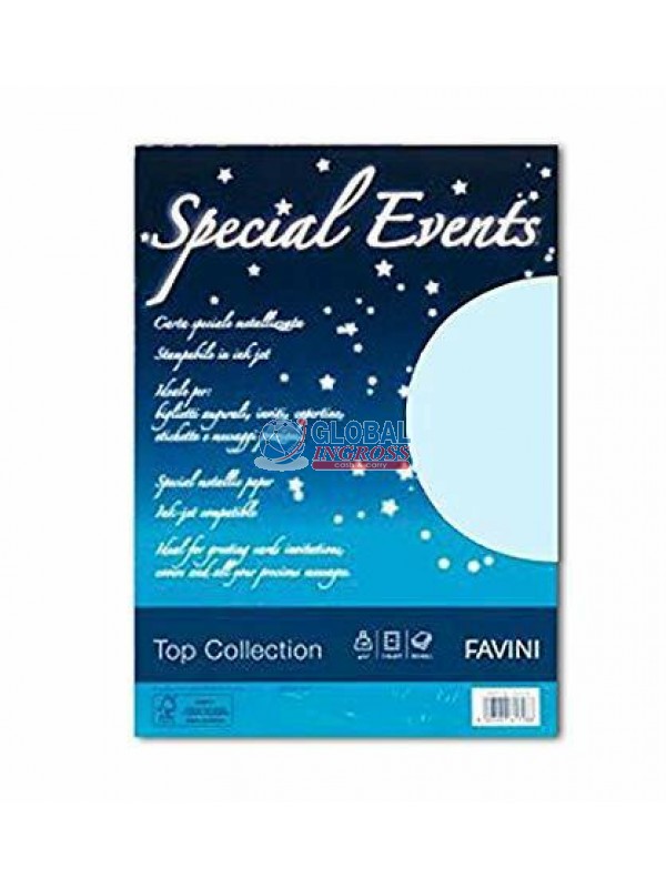 BUSTE SPECIAL EVENT AZZURRO 17x17 10pz 120gr