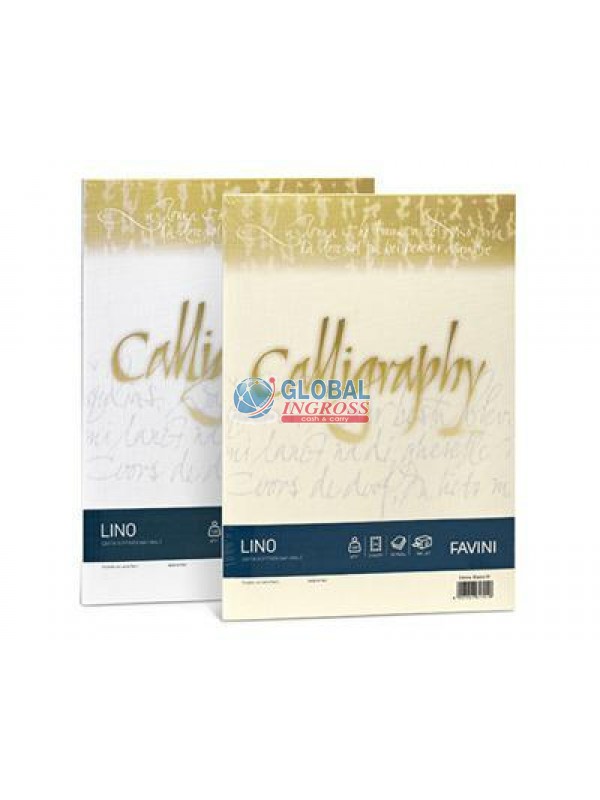 CALLIGRAPHY LINO 120gr BIANCO 50ff
