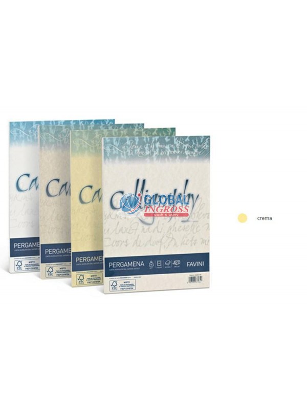 CALLIGRAPHY PERGAMENA 190gr CREMA 50ff