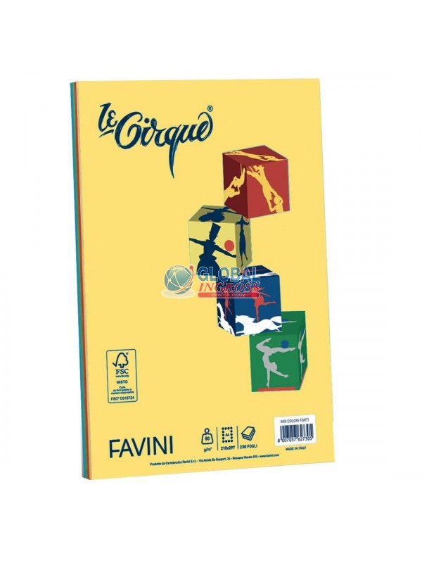 RISMA LE CIRQUE A4 MIXFORTI 80gr 200ff