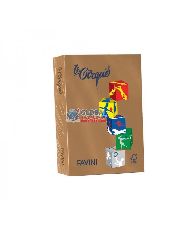 RISMA LE CIRQUE A4 CUOIO 80gr 500ff col.300