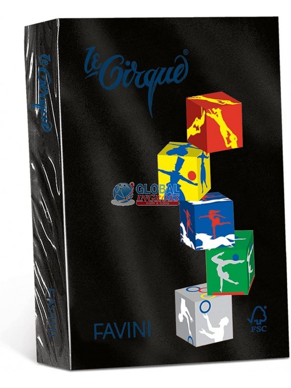 RISMA LE CIRQUE A4 NERO160gr 250ff