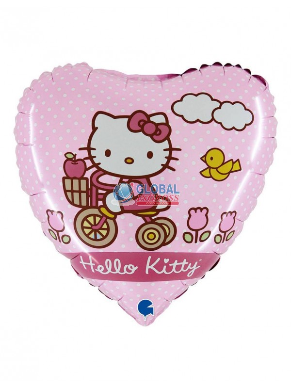 MYLAR HELLO KITTY CUORE36x36