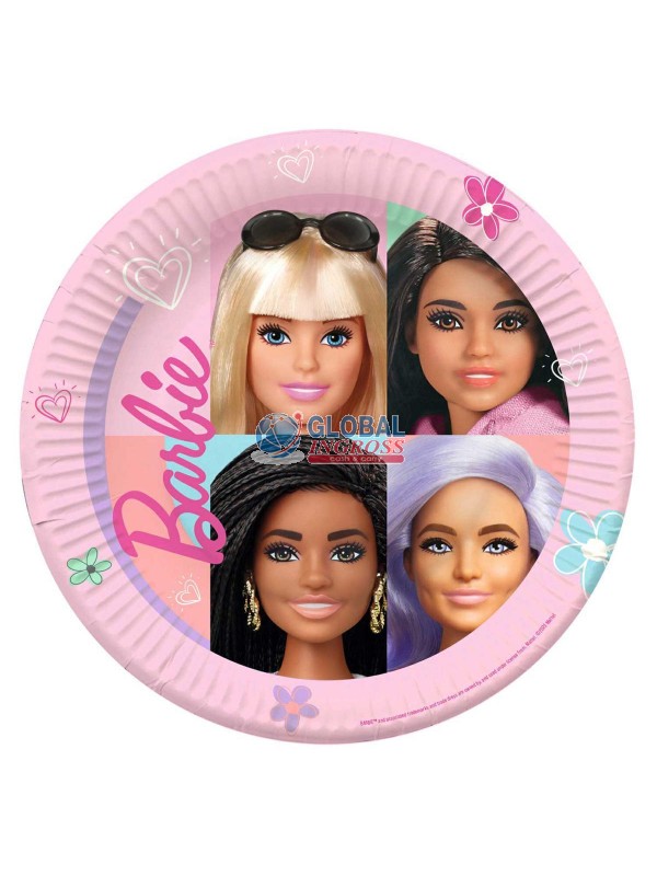 PIATTI BARBIE SWEET LIFE 23cm 8pz