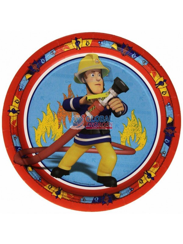PIATTI SAM IL POMPIERE 8pz