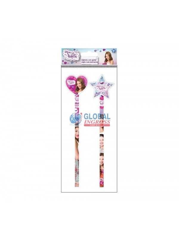 VIOLETTA 2 MATITE C/GOMMA