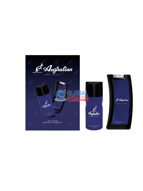 CONF. AUSTRALIAN BLU MAN DEO + SHOWER GEL