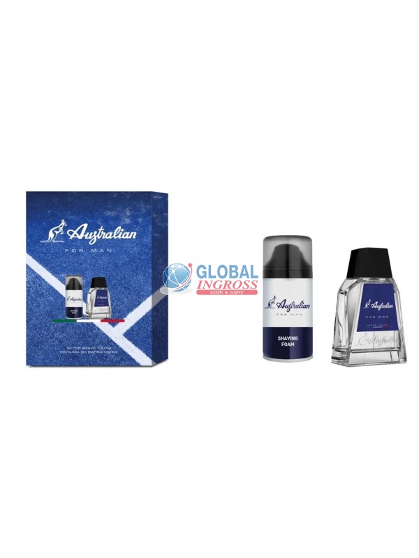 CONF. AUSTRALIAN BLU AFTER SHAVE + SCHIUMA BARBA