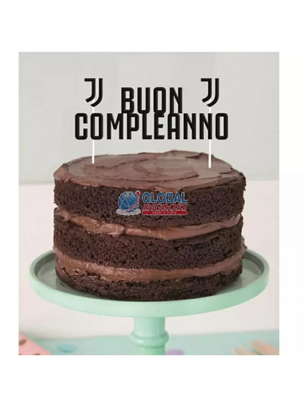 CAKE TOPPER JUVENTUS B.COMPLEANNO