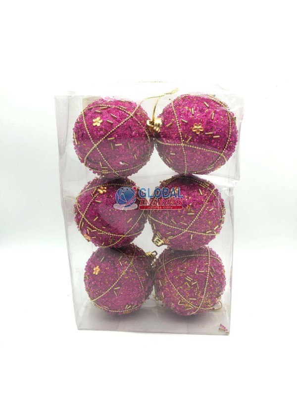 SFERA 8CM ROSA 6pz