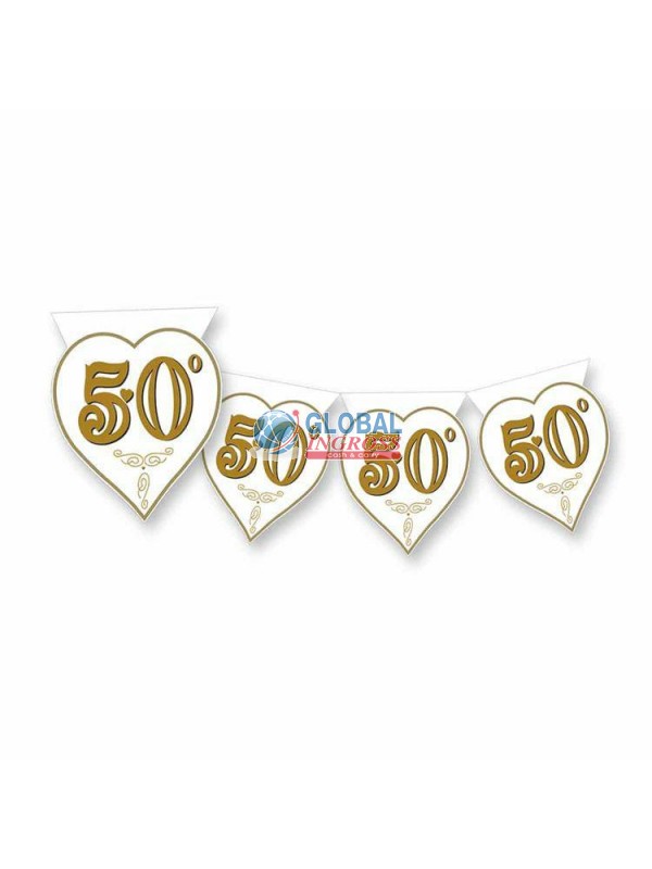 BANDIERINA 50' ANNIVERSARIO 3,60mt