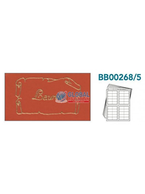 BOMBONIERA A4 LAUREA ROSSA