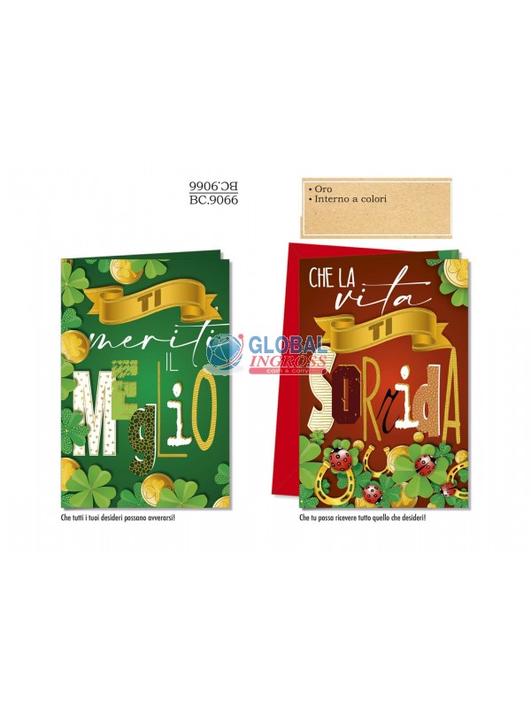 BIGLIETTO COMPLEANNO FORTUNA