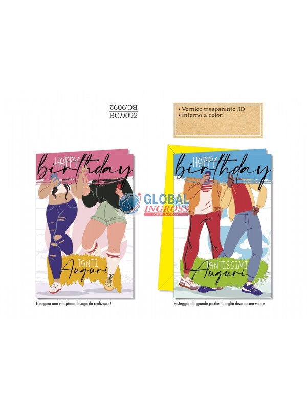 BIGLIETTO COMPLEANNO TEEN