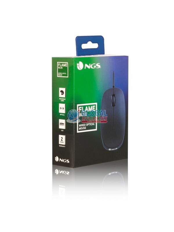 MOUSE OTTICO USB 1000DPI NGS BLU