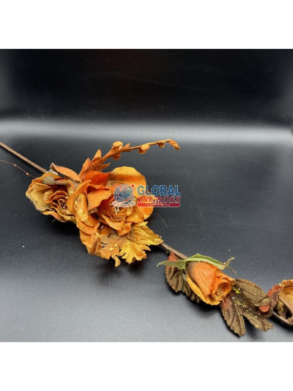 ROSA DECORATIVA BRONZO