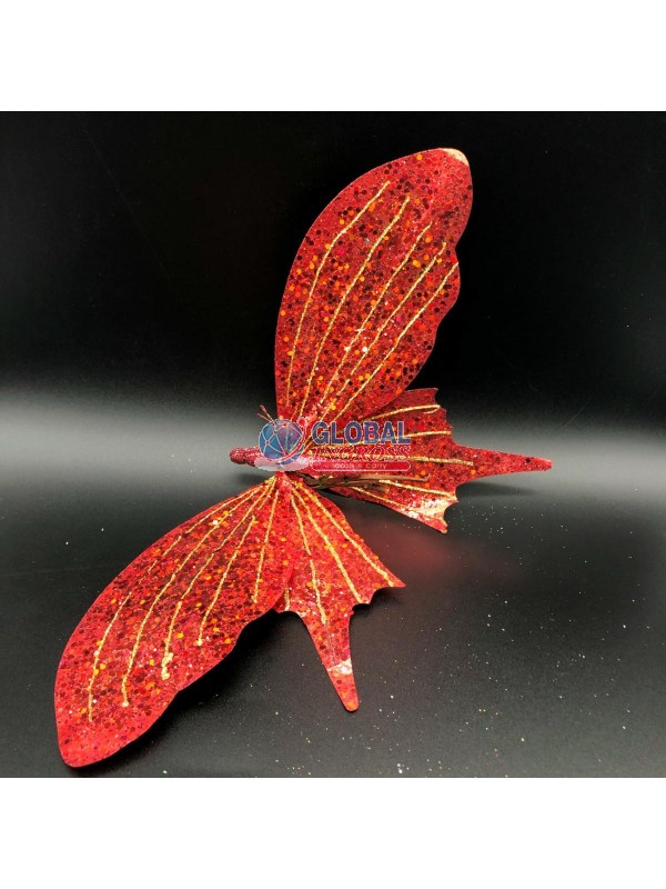 FARFALLA ROSSO/ORO