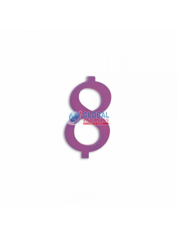 CANDELA NUMERO LILLA 8