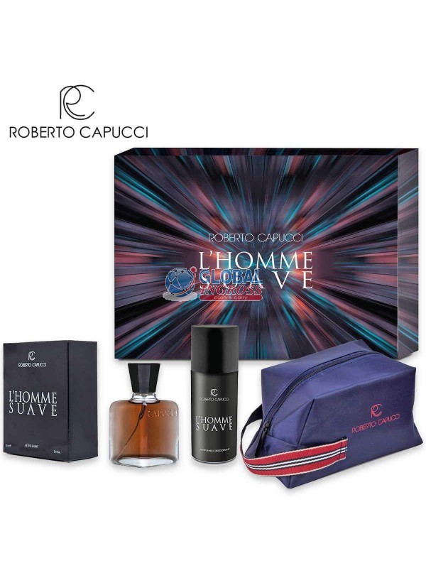 CONF. CAPUCCI L'HOMME SUAVE AFTER SHAVE +DEO +BEAUTY