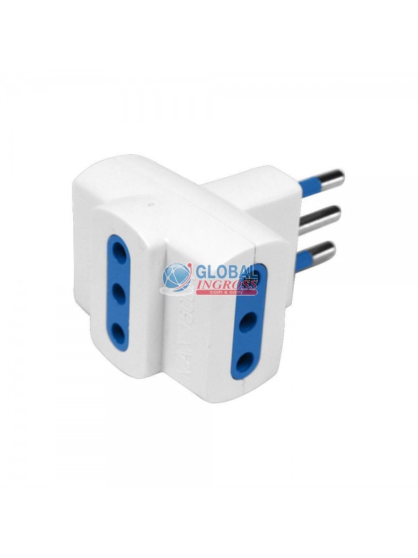 ADATTATORE C/3 PRESE 10A SPINA 10A IMQ
