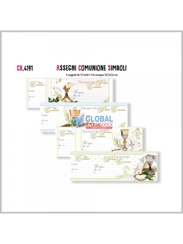 INVITI COMUNIONE SIMBOLI