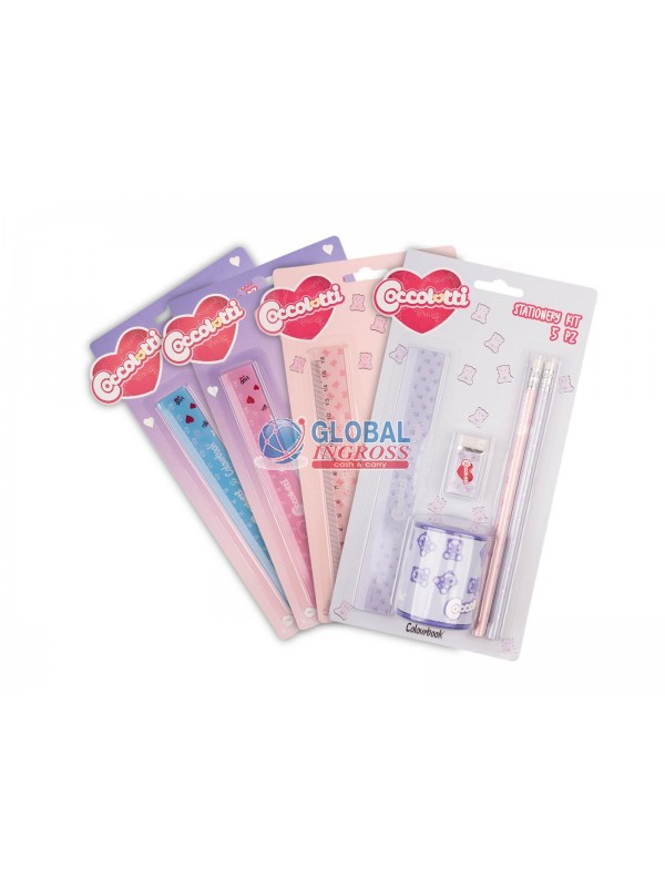 SET STATIONERY COCCOLOTTI 5pz