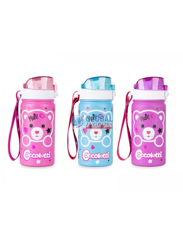 BORRACCIA ALLUMINIO COCCOLOTTI LOVE&TELL 400ml BECCUCCIO SILICON