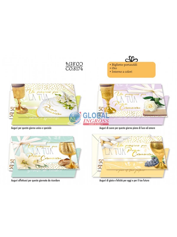 BIGLIETTO COMUNIONE P/SFOTOGRAFICO