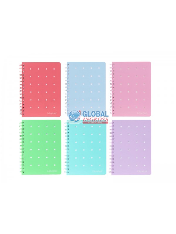 QUADERNO SPIRALE PIN-IT5mm PPL COLOURBOOK A5